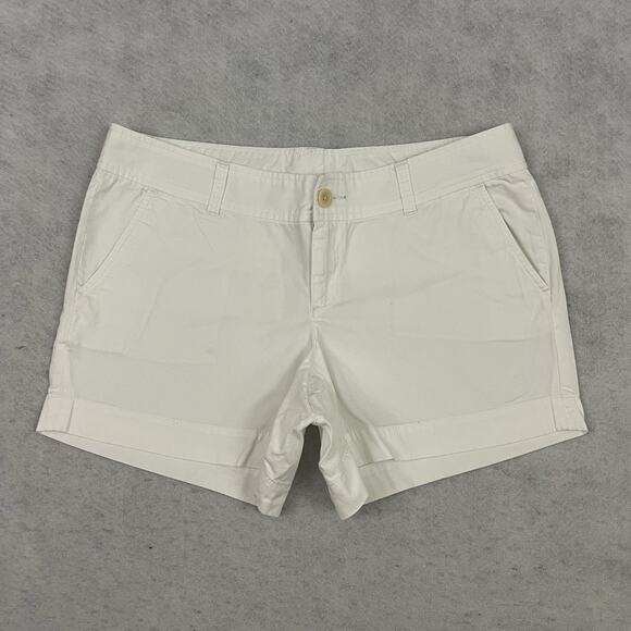 Lilly Pulitzer Callahan Knit Shorts Size 12 Large Resort White 5” Inseam Casual - Picture 1 of 11